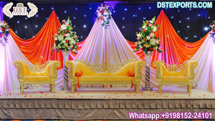 Fancy Wedding Reception Stage Sofa Set