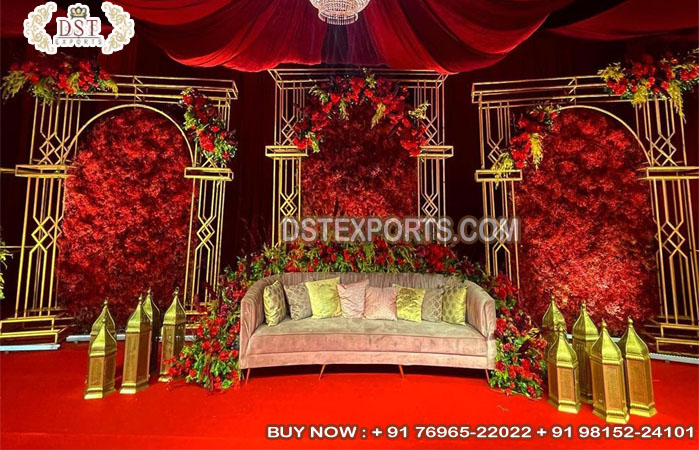 Trending Wedding Metal Arches For Wedding Stage