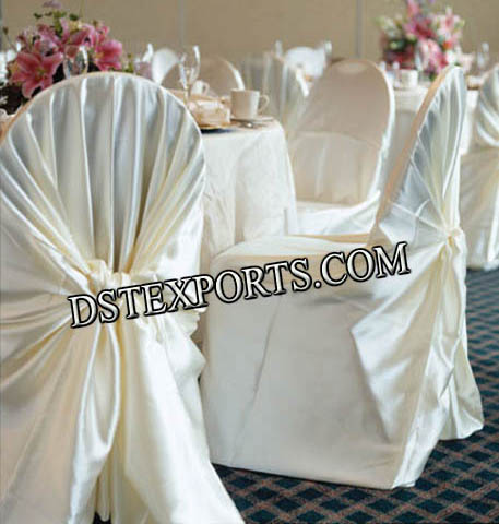 Banquet Hall Lycra Chair Covers With Tie Back