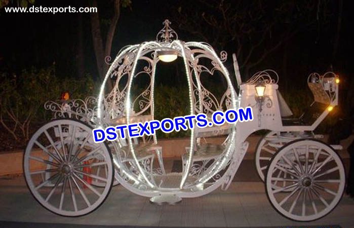 New Design Lighted Cinderala Carriage