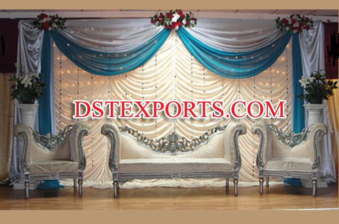 Asian Wedding Stylish Silver Furniture
