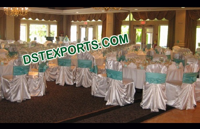 Banquet Hall Silver Chair Cover