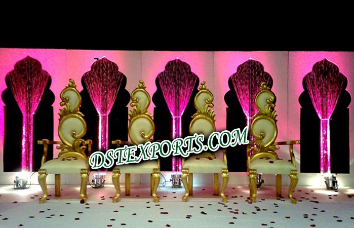 Indian Wedding Beautiful Leaf Chairs