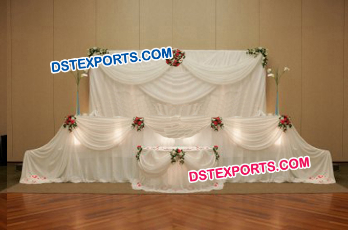 Indian Wedding Stage Backdrop set