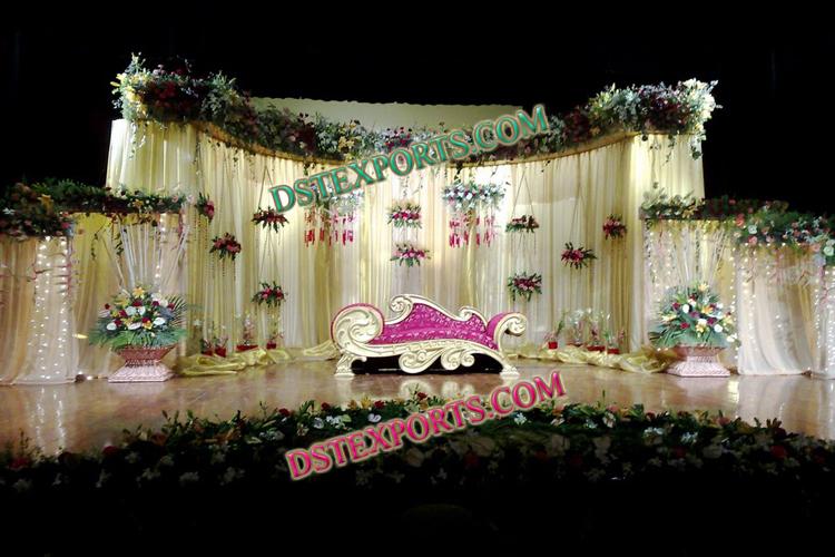 LATEST WEDDING  STAGE  LOVE SEATER