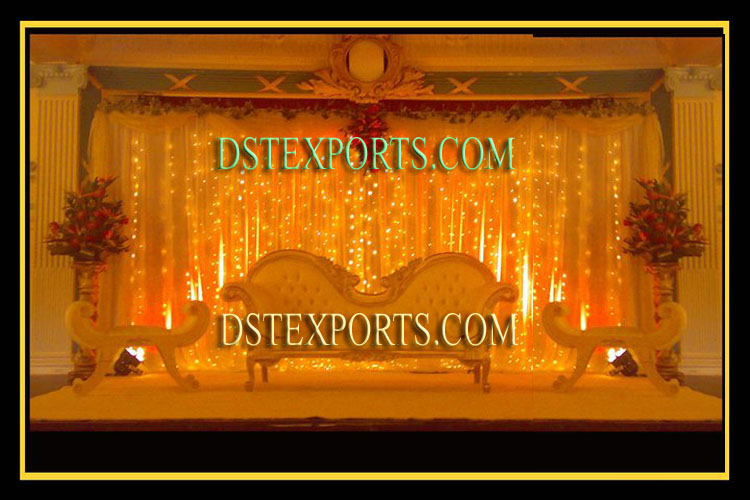 LATEST ASIAN  WEDDING  LIGHTED STAGE