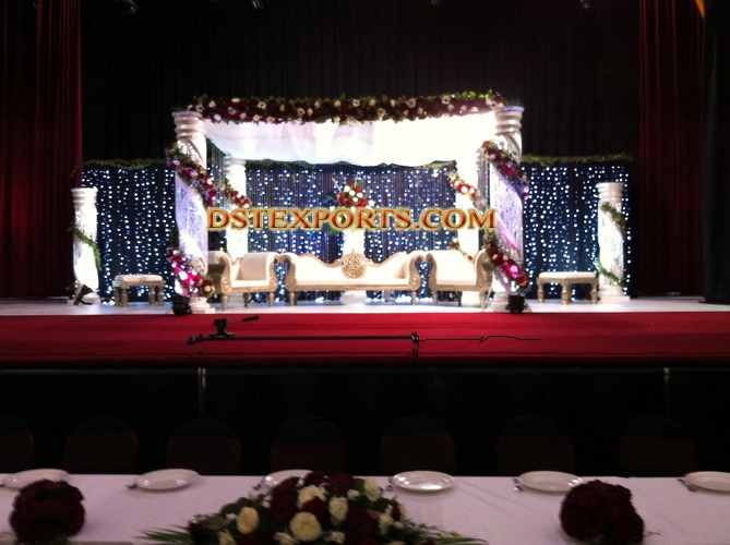 INDIAN MARRIAGE CRYSTAL STAGE SET