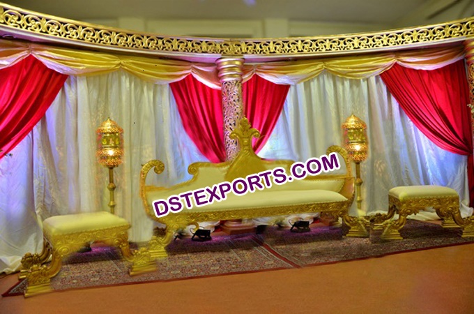 Muslim Wedding Stage King Sofa Set