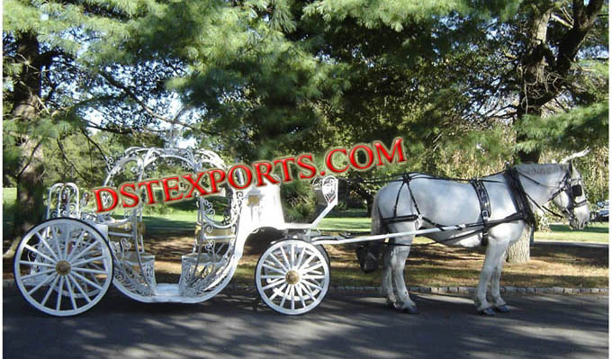 NEW CINDERAL WEDDING HORSE CARRIAGE
