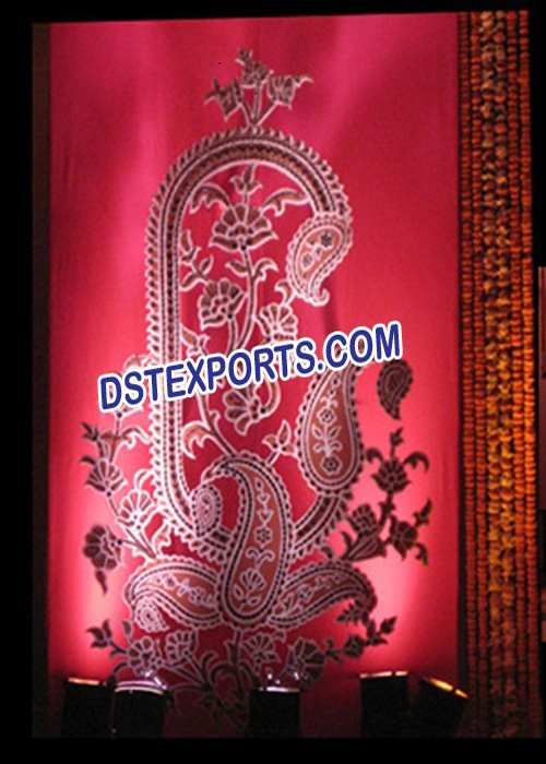 Indian Wedding Embrodried Backdrop Curtains