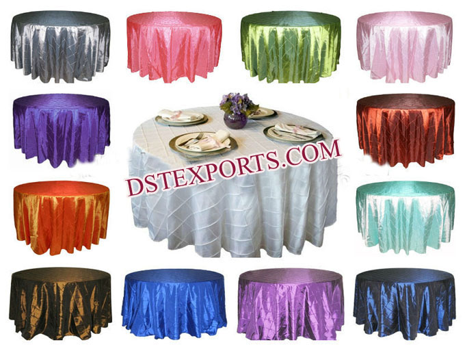 WEDDING COLOURFUL TABLE COVERS