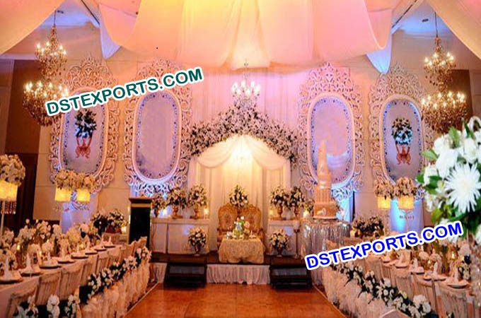 Designer Wedding Stage Backdrop Panels Frames