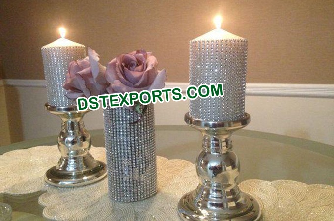 Wedding Crystal Candle Holders