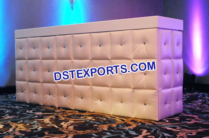 Wedding Wooden Leather Tufted Furniture