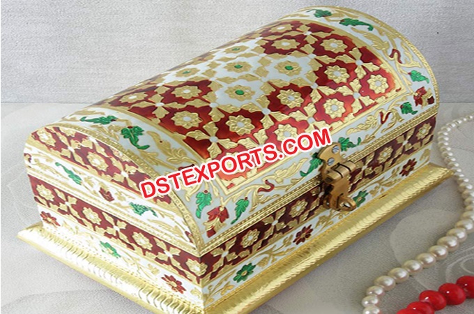 Beautiful Wedding Meenakari Money Box