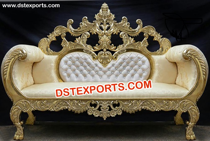 Royal Wedding Designer Carved Sofa