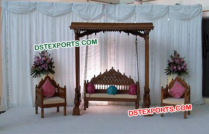 Stylish Hand Carved Stage Swing