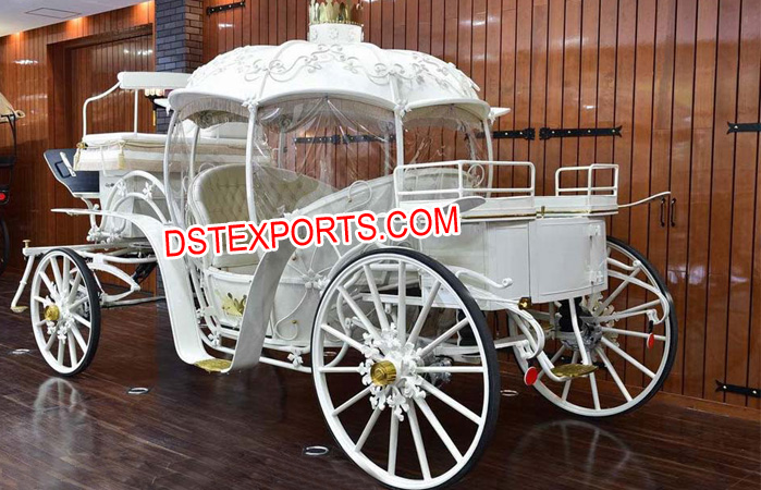 New Cinderella Horse Drawn Carriage With Hood