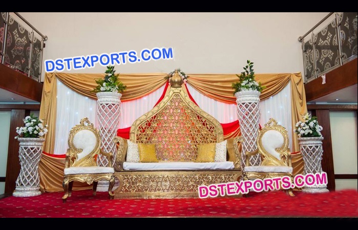 Royal Muslim Wedding Stage Furniture Set