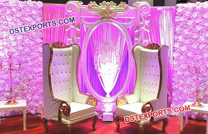 Designer King & Queen Wedding Chairs