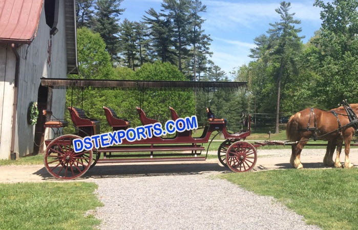 Limousine Horse Drawn Buggy Carriage
