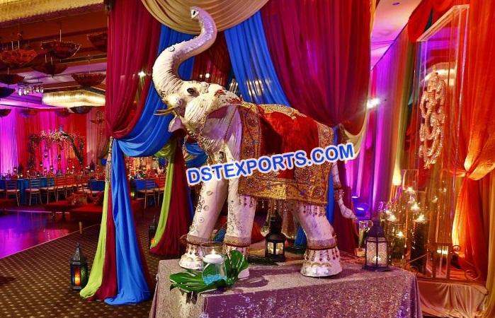 Beautiful Elephant Statue For Wedding Entrance