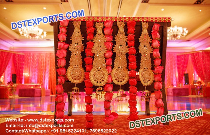 Heavy Embrodried Wedding Backdrop Curtains