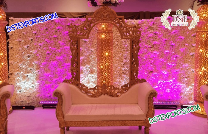 Wedding Flower Wall Backstage Decoration