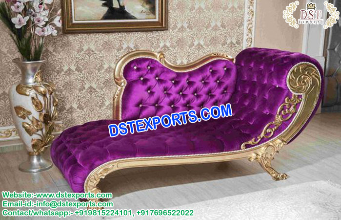 Designer Purple Wedding Love-Seat Spain