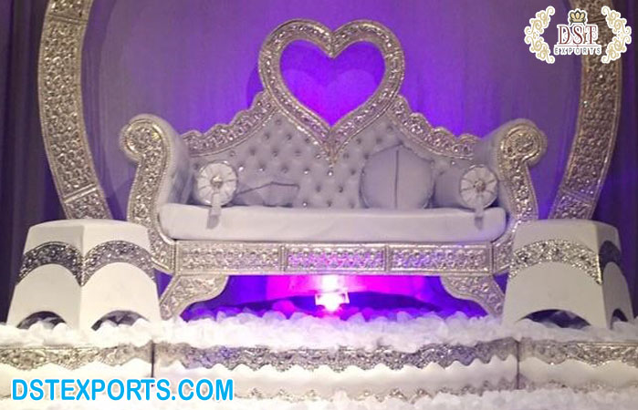 Heart Shaped Wedding French Sofa