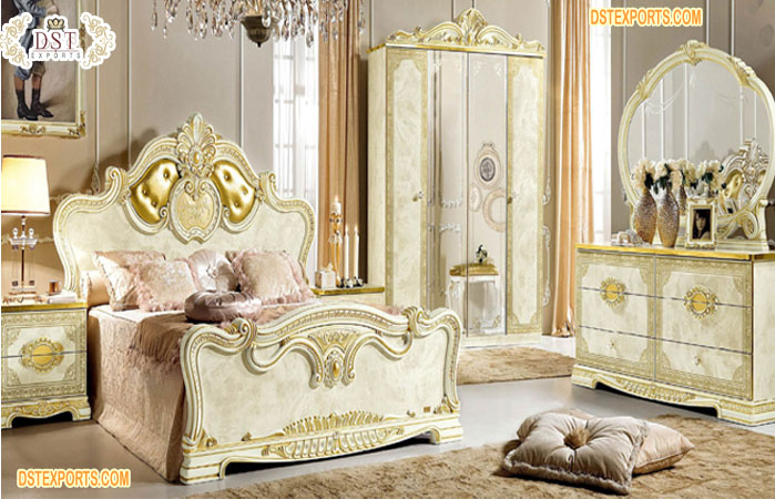 Exquisite French Style  Queen Size Bed Design