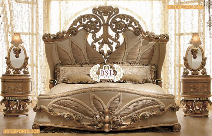 High Carving King Size Bedroom Furniture