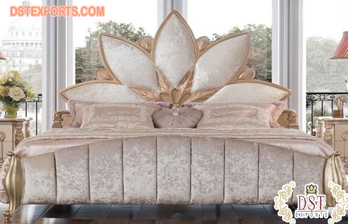 Royal Italian Style Carved Princess Bed