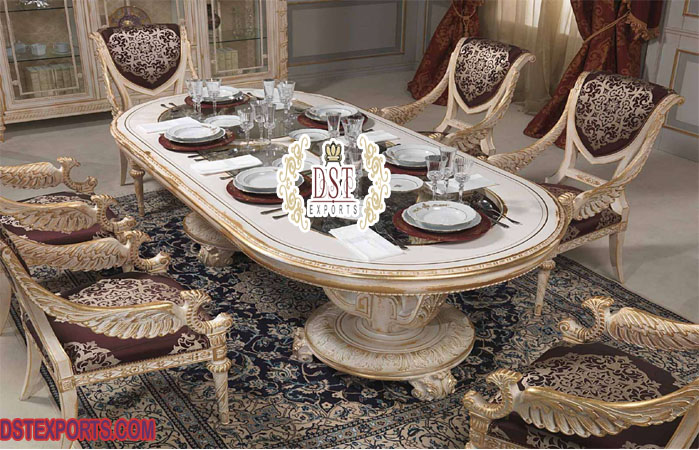 Traditional  Handcrafted  Dining Table Set