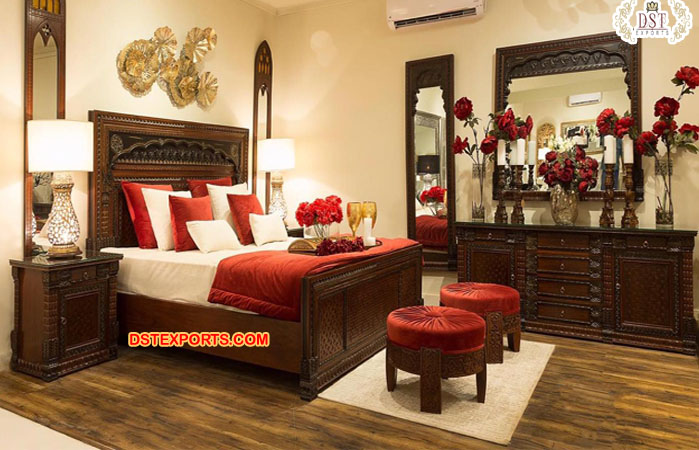 Solid Wood Handmade Bedroom Furniture