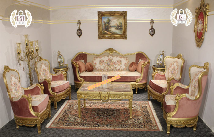 Royal Maharaja Style 7 Seater Sofa Set
