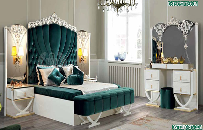 Classic High Backrest Bed & Bedroom Furniture