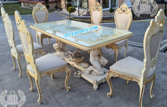 7 Pieces Luxurious Dining Room Furniture