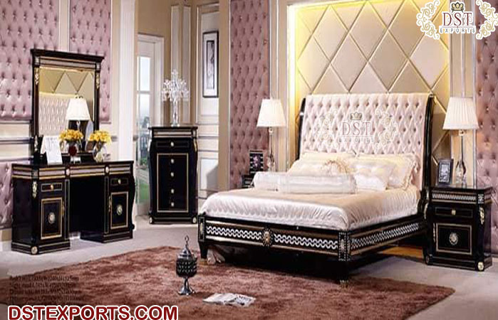 Luxurious Tufted Bed & Bedroom Furniture Set