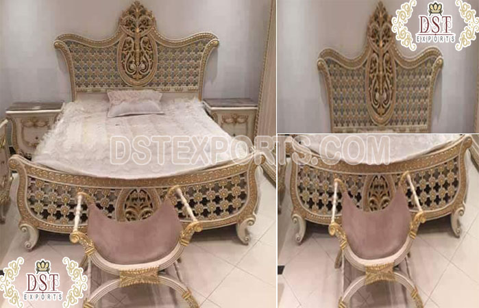 Royal Premium Quality Wooden Bed Design