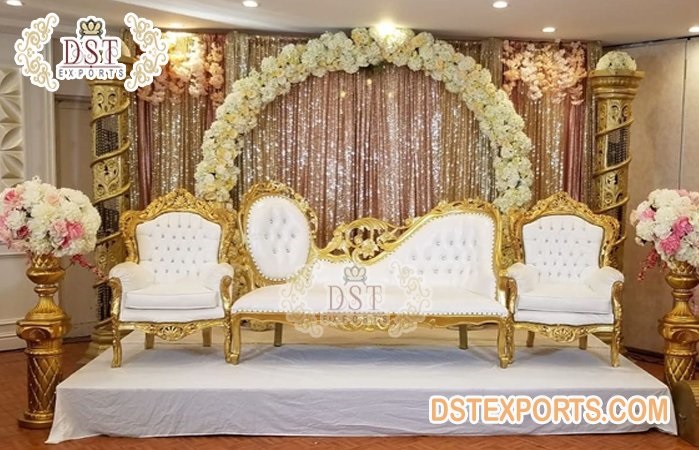 Special Wedding Event Bride Groom Sofa Set