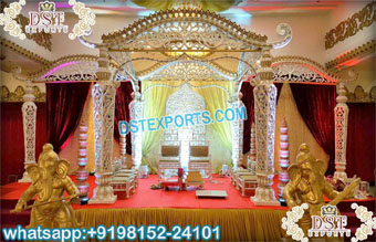 Traditional Wedding Theme Dhanush Mandap Decor