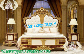 New Design High Back Upholstered King Bed