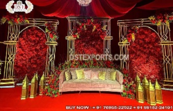 Trending Wedding Metal Arches For Wedding Stage