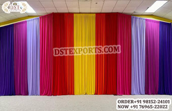 Royal Rainbow Backdrop Curtain for Parties Decor
