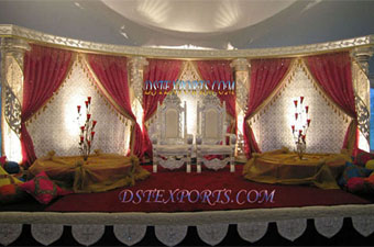 Royal Indian wedding Muslim stage Set