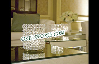 Round Shape Crystal Table Stand