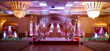 INDIAN TRADITIONAL JODHA AKBER WEDDING STAGE SET