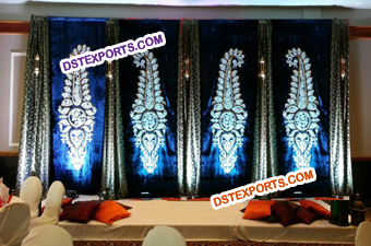 Latest New Design Embrodry Backdrop Curtains