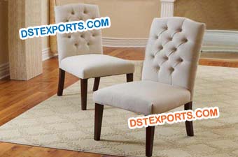 Latest Wedding Tufted Leather Chairs set
